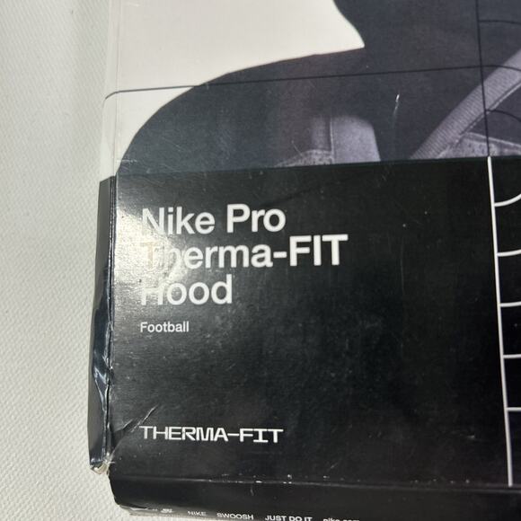 Nike Pro Therma-Fit Hyperwarm Hood Ski Mask Black - DAMAGED BOX-New never used - Picture 3 of 5